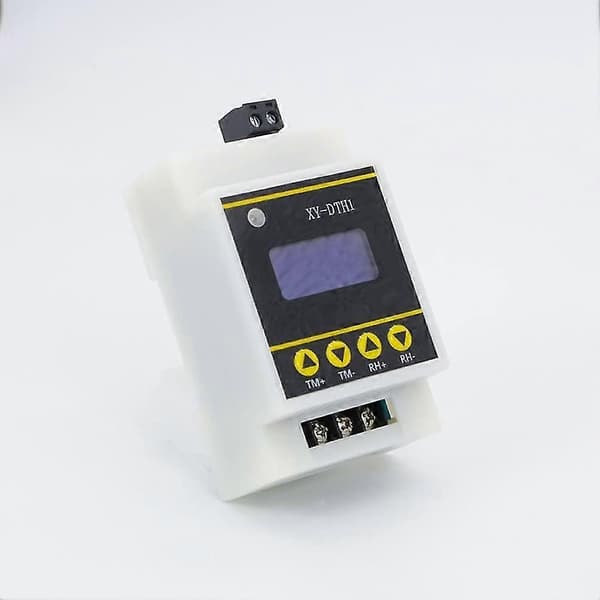 10A LCD-skena Digital Display Termostat Temperatur Luftfuktighetskontroller med Sensor Dubbelkanal Relämodul