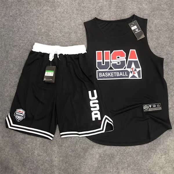 Set baskettröja för män Kids Club College Team Professionella basketträningsuniformer Kostym snabbtorkande sportkläder 8 M