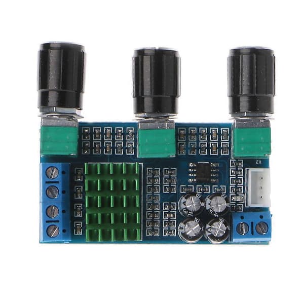 DC12-24V Dual Channel Digital o TPA3116D2 80W x 2 Diskant Bas Forstærker