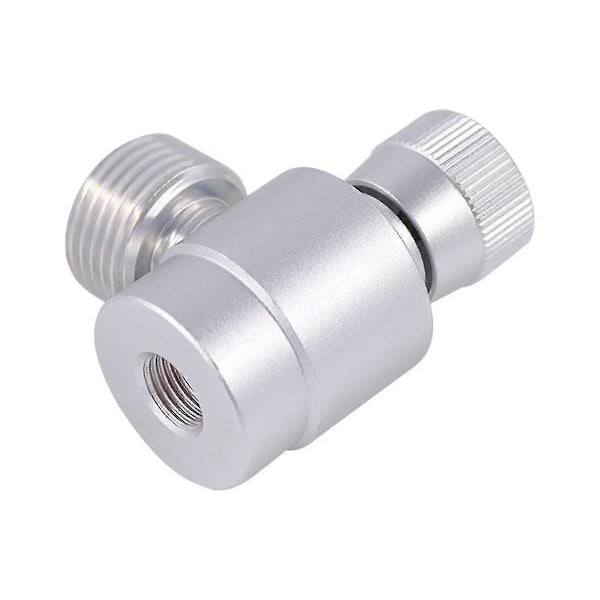 CO2 Sylinder Refill Adapter, Hjemmelaget Gassylinder Regulator M10X1 til W21.8-14 Adapter for Argon, C-Yvan