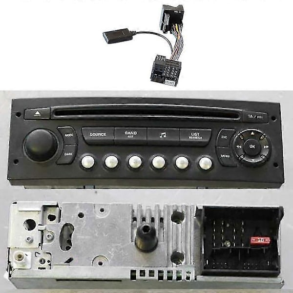 Bil Audio Bluetooth 5.0 Modtager Aux Adapter Til C2 C5 Rd45 Rd4 Radio Modul Bluetooth Aux Kabel yu