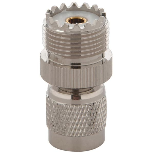 Tnc Han Til Pl259 Uhf Hun Adapter Konnektor, sølv-L