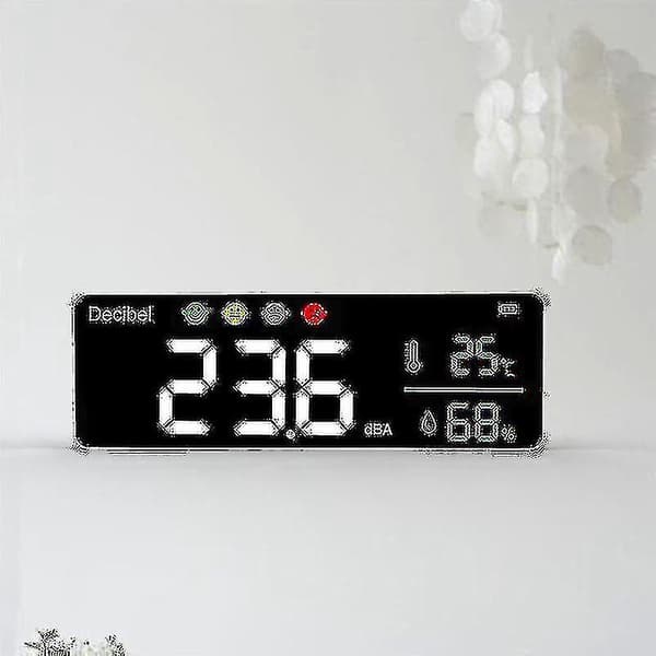 Dm1306d Digital Decibel Sound Meter Smart Wall Mounted Noise Detector(,)