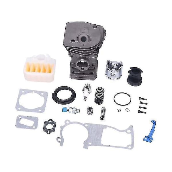 Cuque Reservedele Kompatible Med HUSQVARNA 340 345 350 motorsav cylinder stempel luftfilter buffer papir indsugningsrør -CDSX (ws)