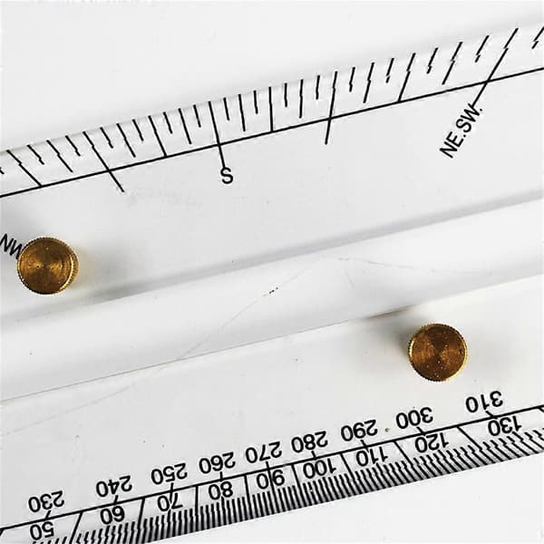 Nautisk Navigasjon Parallel Ruler Båt Sjøkart Måledeler 600mm
