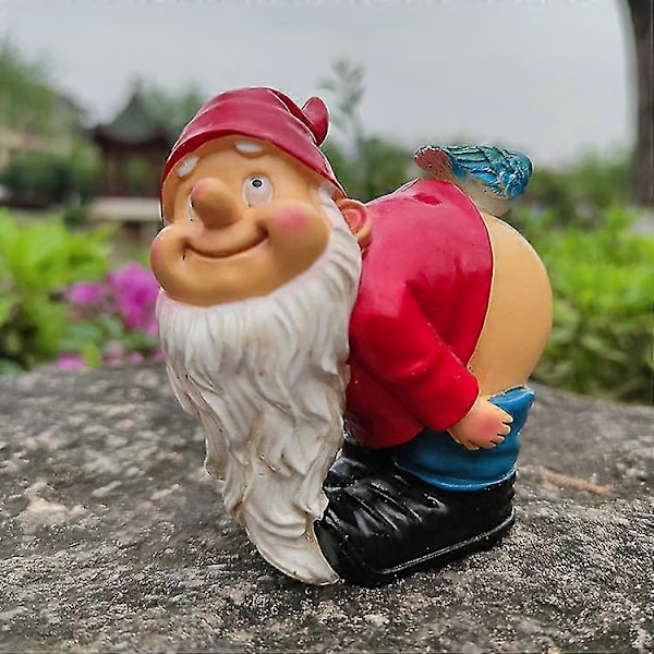 Joulukoriste - Puutarhatonttu Figuriini (1 kpl, Punainen)