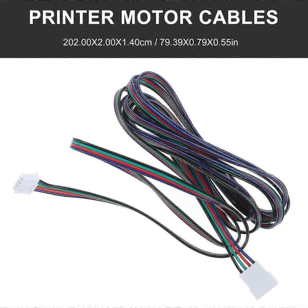 1 stk. 3D Printer Del Steppermotorkabel 4-pin Steppermotorkabel Konnektor