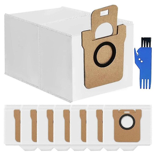 8 kpl Pölypusseja L10s Ultra/l10 Ultra -malleille, X10+ robotti-imurille, 2,5 litran suuri kapasiteetti, vaihto-osa