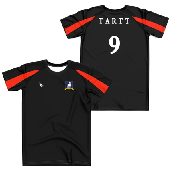 Musta Ted Lasso Kausi 3 T-paita AFC Richmond Football Jersey Cosplay Rojas Mcadoo Uniform 3D-setit miehille ja naisille T-paita 6XL ETHHE232811R S