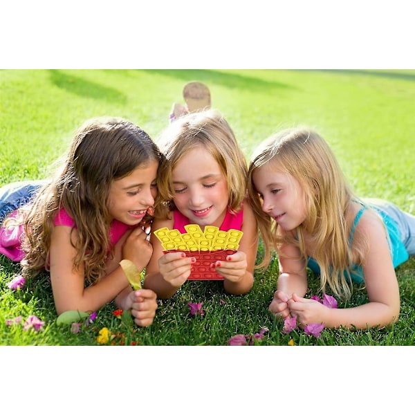 3-pack Pop Fidget Leksakspaket Mat Sensoriska Leksaker För Barn Pojkar Flickor Småbarn Julstrumpa Fyllmedel Fest Favörer Gåvor Stresslindring
