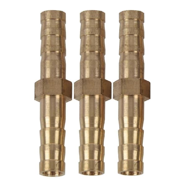 5 stk. 6 mm Indvendig Dia Luft Gas Lige Slange Rør Studs Kobling