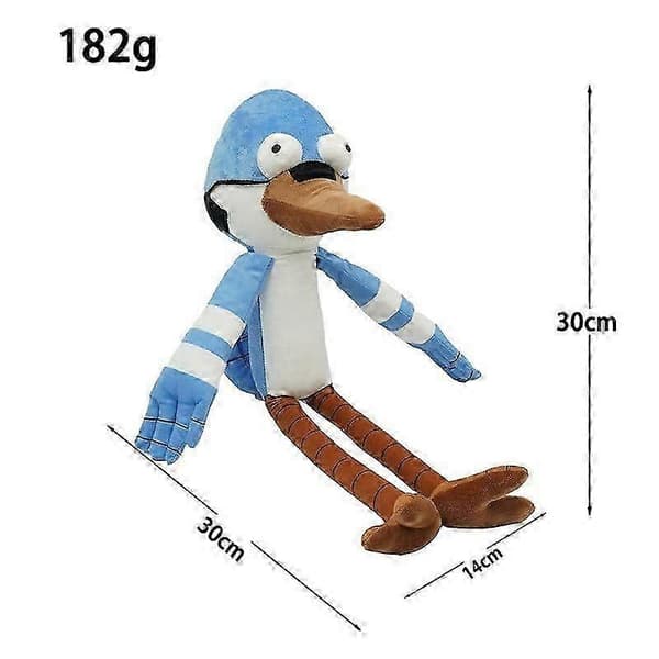 Anime Regular Show Pehmolelu Mordecai Rigby Pehmoiset Pehmonuket Pehmolelut Fanilahja B