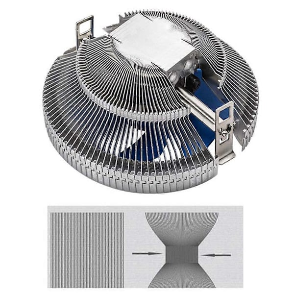 CPU Køler Radiator Lav Støj RGB Glød Køleventilator til Stationær Computer Køler