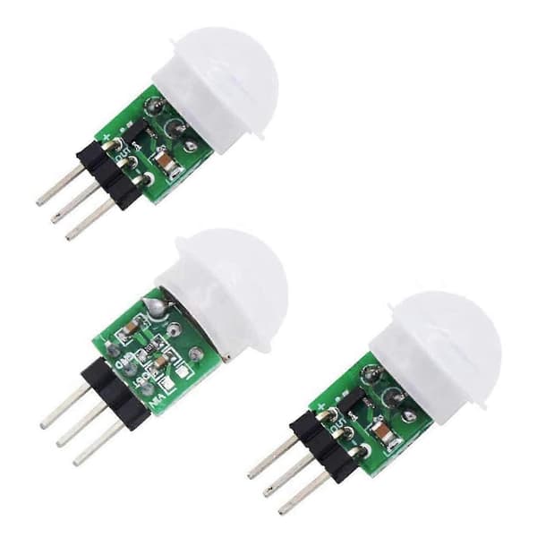 AM312 PIR Sensor, 5-pak PIR bevægelsessensor udendørs mini pyroelektrisk infrarød PIR Human IR-sensor Mo