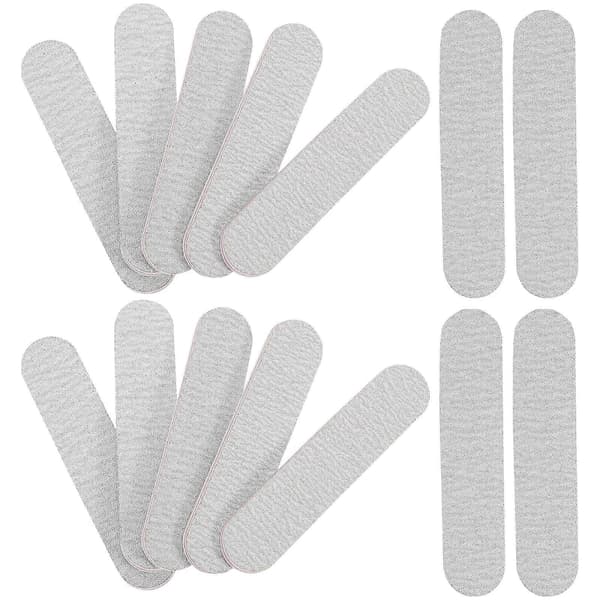 100 stk. Neglebufferfiler Bærbare Neglefiler Små Neglefiler Manicure Neglefiler til Slibning