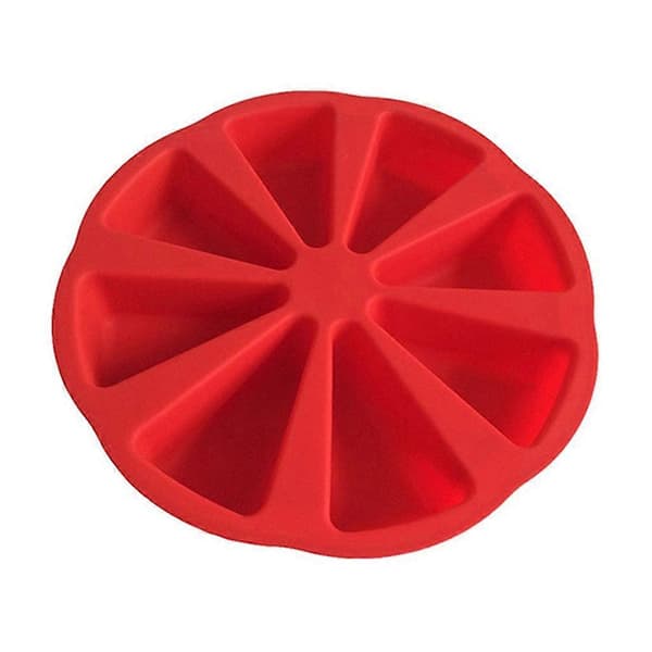 Silikone Bage Kage Budding Gelé Muffin Cupcake Trekant Form DIY Værktøj