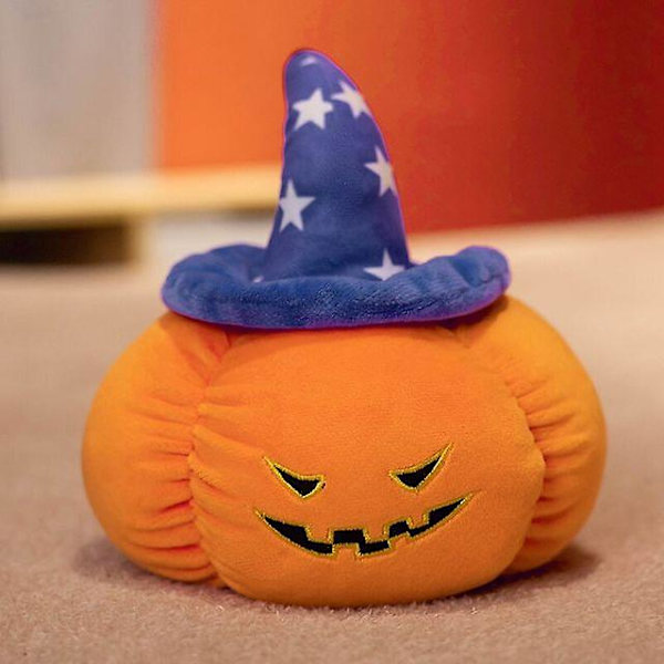 Jwl-hot Rea Simulering Pumpa Jul Halloween Presentleksaker Plyschkudde Plyschkudde Docka Mini Pumpaleksak för barn Heminredning blue star ghost 50cm