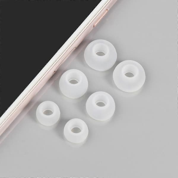 Ørepropper Bløde silikone ørepropper til in-ear hovedtelefoner Indvendigt hul 4,5 mm