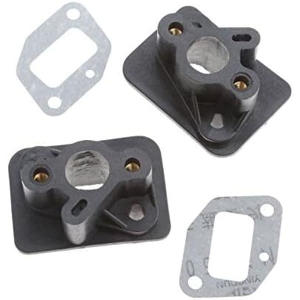 Innsugningsmanifold Reservedeler Reparasjonssett for forgasser, gresstrimmer med pakning, 2 stk.