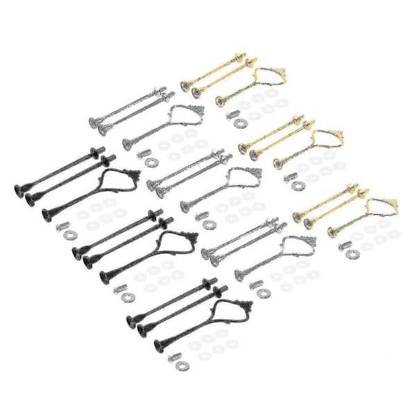 6 Sæt Bakke Hardware Til Kage Stativ 3-lags Kage Stativ Montering Hardware Holder Til Bryllup Og Fest