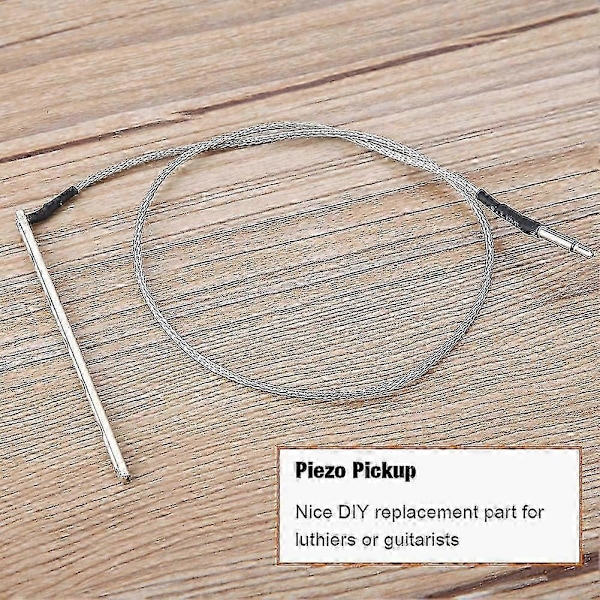 1st Högkänslig Undersadel Piezo Pickup Med 2.5mm Jack För Akustisk Gitarr Edition d