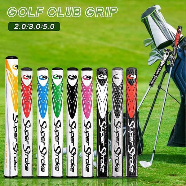 Yleiskäyttöinen golfputterin kahva ammattikäyttöön ulkona White Red 2
