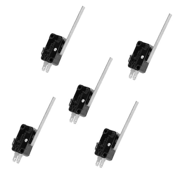 5 stk. KW7-9 Snap Action Knapp Grensebryter Erstatning SPDT Mikrobryter