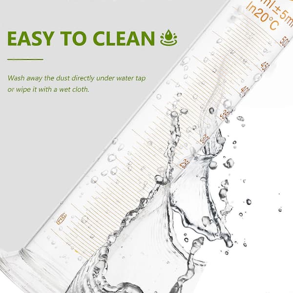 500ml Mätcylinder Laboratorium Graderad Cylinder Glas Mätverktyg