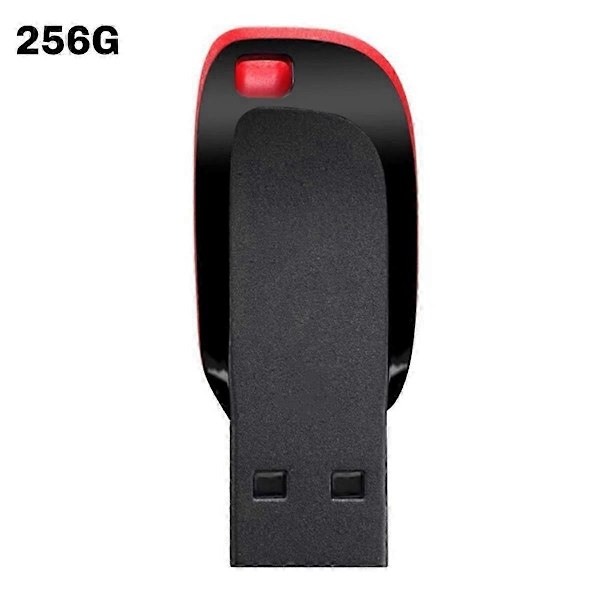 Mini High-Capacity Speed USB Flash Drives 2.0 256G Nøglering Drive SZRH A-V