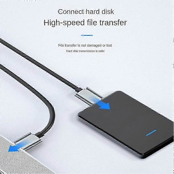 Ulkoinen kiintolevyn kaapeli USB Micro-B HDD-kaapeli Micro-B datakaapeli SSD Sata -kaapeli kiintolevylle Micro-B USB3.0, 0,5M Edition d