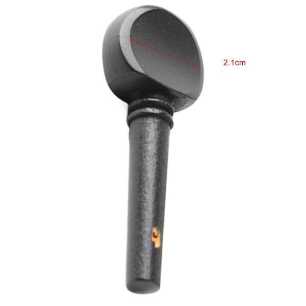 4 stk. fiolinstemmeskruer, portable, fint utseende, tre, fiolinstemmeskrue erstatning, svart M00590