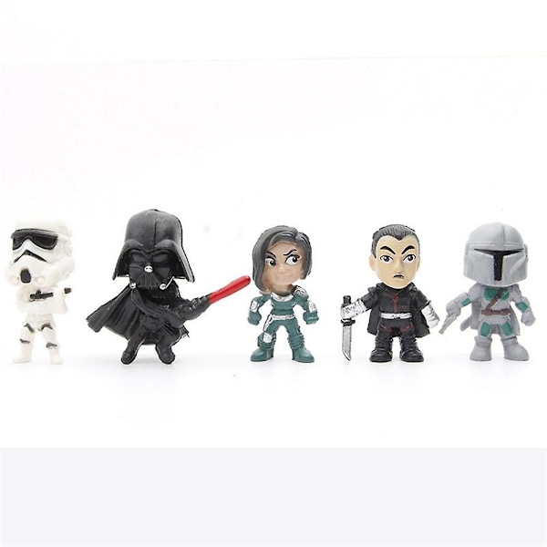 14 delar/ set Star Wars Mini Figures lekset