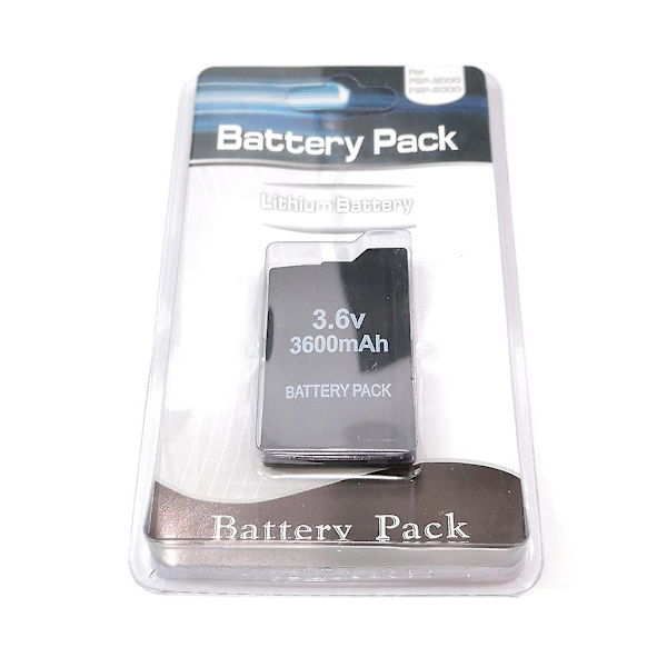 Bærbart Gamepad Batteri 3.6V 3600mah til PSP 2000 til PSP 3000