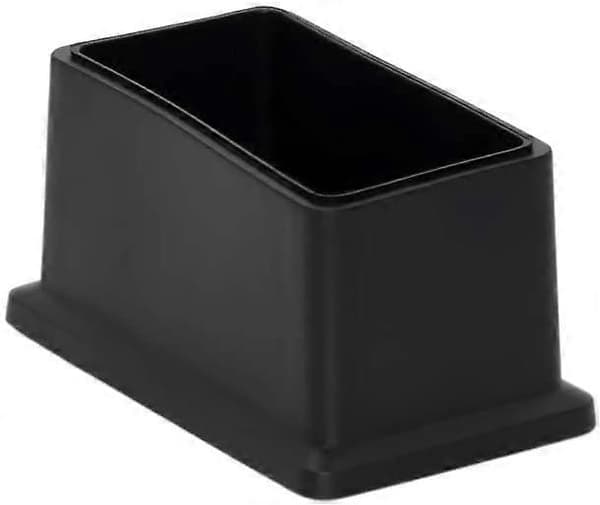 8-pack rektangulära stolsbensskydd, icke-markerande PVC-golvskydd 25 x 50 mm (1\" X 2\")