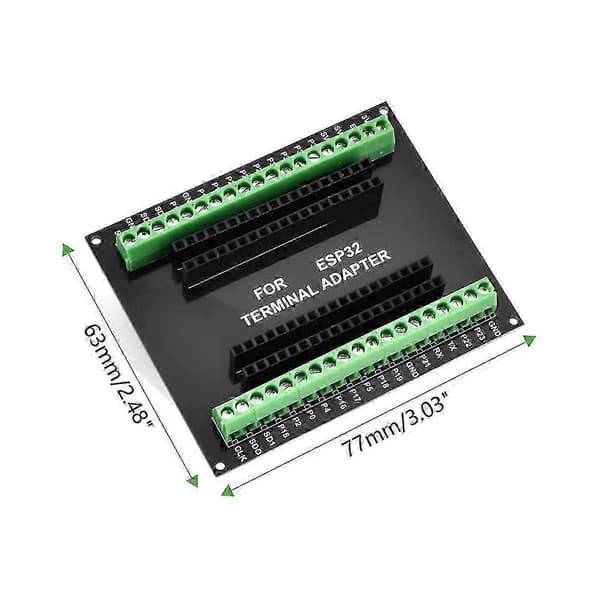 ESP32 Utvidelseskort Kompatibelt med ESP32 WiFi Bluetooth Utviklingskort NodeMCU-32S Lua 38Pin