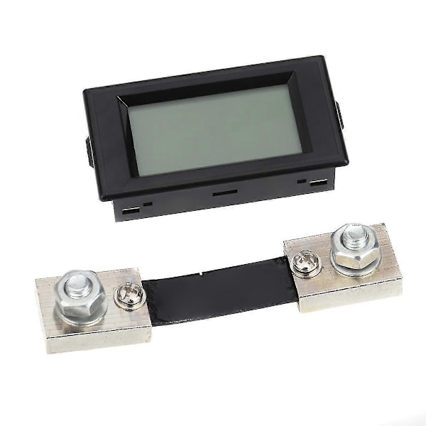 LCD DC 100A Digital Display LED Panel Amperemeter/ AMP Ampere Meter med 100A/75mV Shunt Modstand