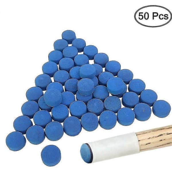 50 stk Billardkø Tips 9mm Pool Billardkø Tips Udskiftninger Til Poolkøer Og Snooker