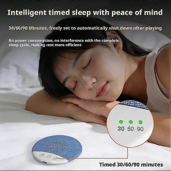 Bluetooth-kuddehögtalare för sömn med vitt brus-timer för sidosovande vuxna barn Green