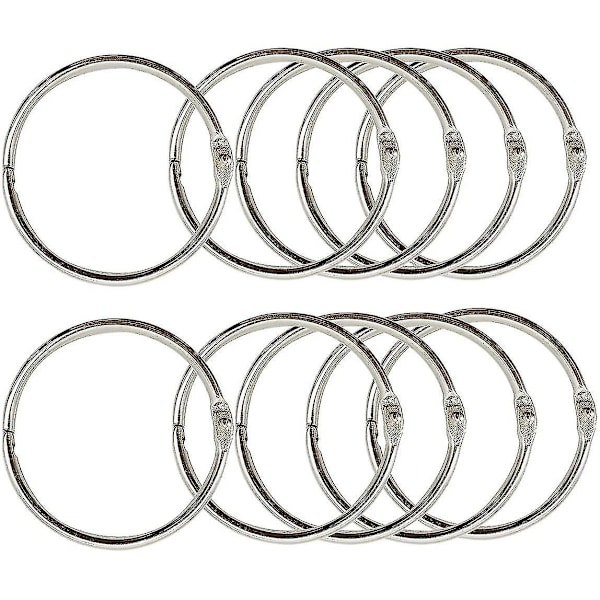 10-pack 50 mm Bok Ringar Lösa Blad