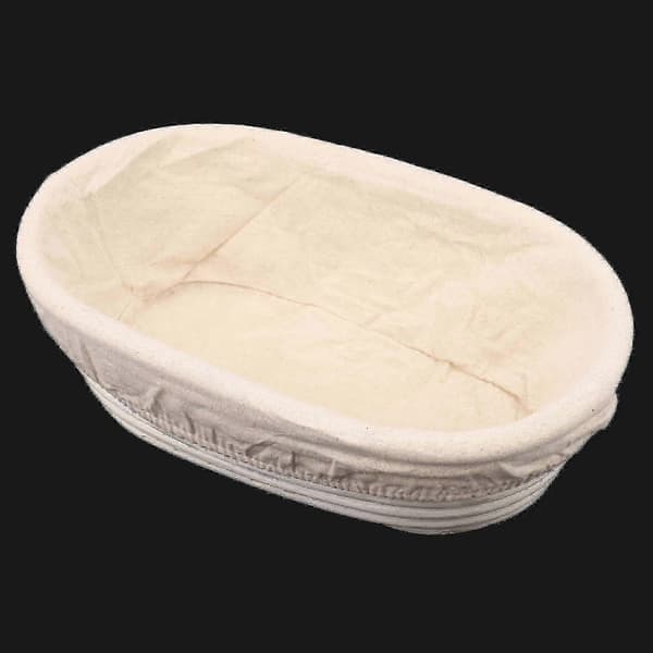 25 cm Oval Rottang Brödjäsningskorg, Hållbar