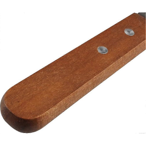 Stekspade i järn, köksspade, multifunktionell stekspade i rostfritt stål (brun) (2 st)