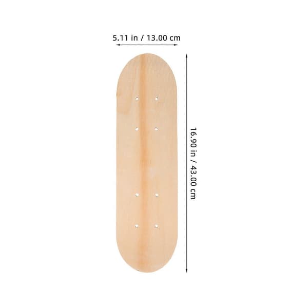 Blankt Skateboard Deck Uferdig Skateboard Deck DIY Blank Graffiti Skateboard-Yvan