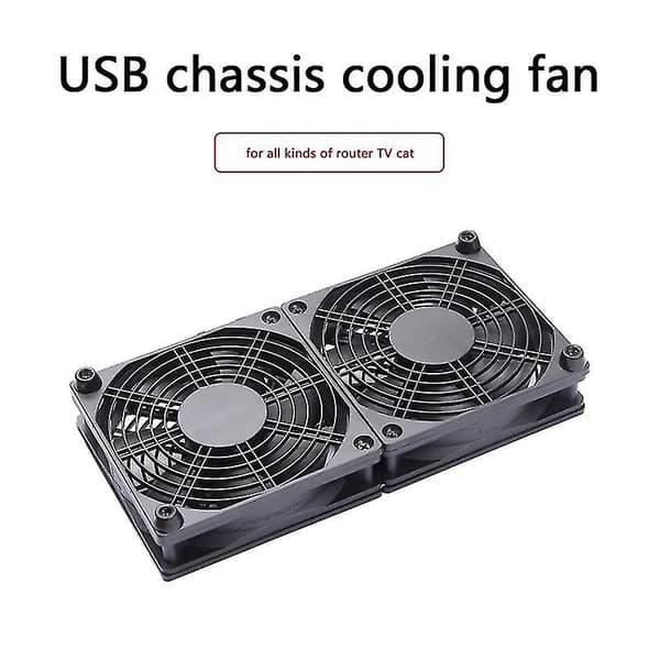 120mm 5v USB-driven PC Router Fläktar Med Hastighetsregulator Högt Luftflöde Kylfläkt För Router Modem