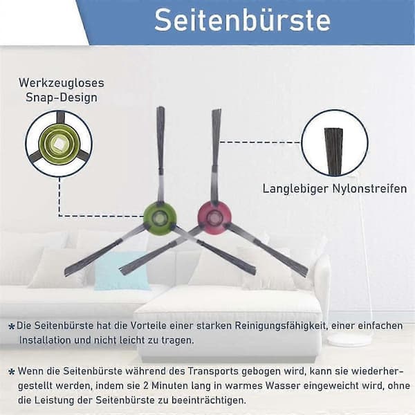 Tilbehør til DEEBOT T9 T9Pro OZMO T8 T8 Max T8 Serie N8 N10 Plus Robotstøvsuger Reservedele