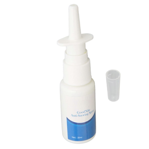 20 ml Næsespray mod Snorken Reducerer Risiko for Infektion Bedre Søvn Snorkespray mod Snorken og Tilstoppet Næse