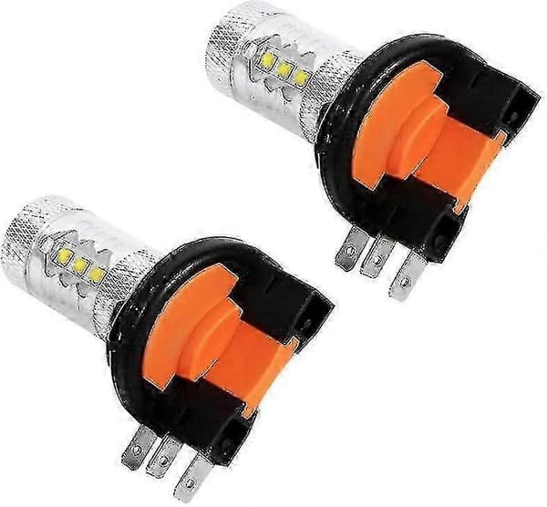 H15 LED-frontlyspærer 80W Klar Hvit DRL Erstatning 2-Pakning Edition d