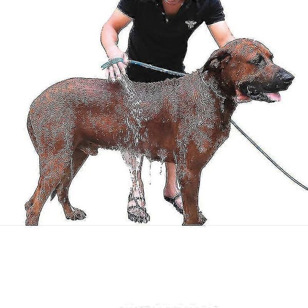 Kjæledyr Badebørste Dusjspray Massasje Badehette og Hundebadeutstyr