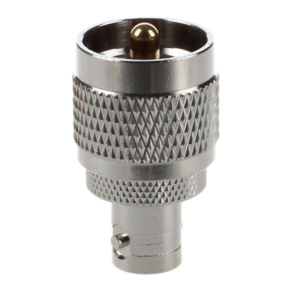 2 stk. RF koaksial coax adapter BNC hun til UHF han PL259