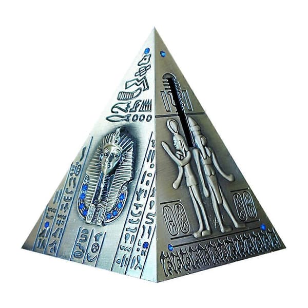 Pengebesparende boks Kreativ gave til børn Pyramideformet legeringsopbevaringsbeholder 1 stk.