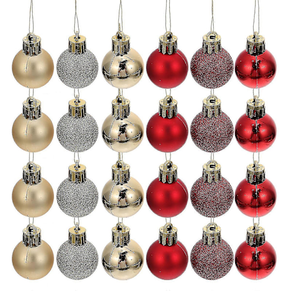 Juldekor Julhänge Okrossbara Julkulor Julgranskulor Ornament Julgransprydnader Partyhänge-ZZY